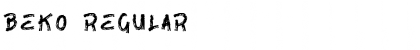 Download BEKO Font Download BEKO Font