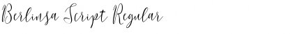 Download Berlinsa Script Font Download Berlinsa Script Font