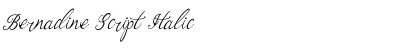 Download Bernadine Script Font Download Bernadine Script Font