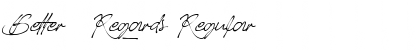 Download Better_Regards Font Download Better_Regards Font