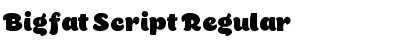 Download Bigfat Script Font Download Bigfat Script Font