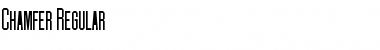 Download Chamfer Font Download Chamfer Font