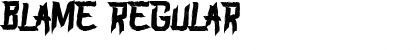 Download BLAME Font Download BLAME Font