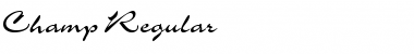 Download Champ Font Download Champ Font