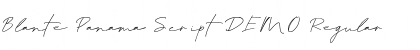 Download Blante Panama Script DEMO Font Download Blante Panama Script DEMO Font
