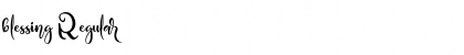 Download blessing Font Download blessing Font