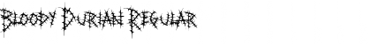 Download Bloody Durian Font Download Bloody Durian Font
