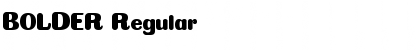 Download BOLDER Font Download BOLDER Font