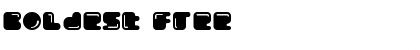 Download Boldest Font Download Boldest Font