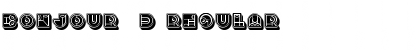 Download Bonjour 3D Font Download Bonjour 3D Font