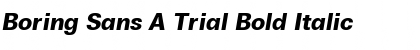 Download Boring Sans A Trial Font Download Boring Sans A Trial Font