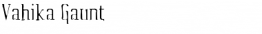 Download Vahika Gaunt Font Download Vahika Gaunt Font