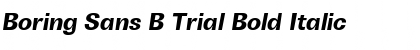 Download Boring Sans B Trial Font Download Boring Sans B Trial Font