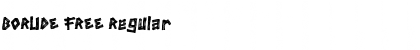 Download BORUDE FREE Font Download BORUDE FREE Font