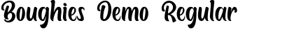 Download Boughies Demo Font Download Boughies Demo Font