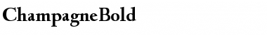 Download ChampagneBold Font Download ChampagneBold Font