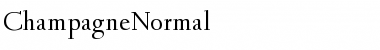 Download ChampagneNormal Font Download ChampagneNormal Font