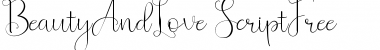 Download Beauty And Love ScriptFree Font Download Beauty And Love ScriptFree Font