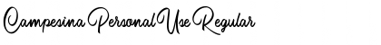 Download Campesina Personal Use Font Download Campesina Personal Use Font