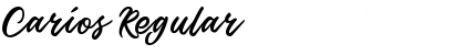 Download Carios Font Download Carios Font