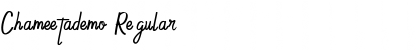 Download Chameetademo Font Download Chameetademo Font