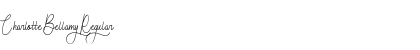 Download Charlotte Bellamy Font Download Charlotte Bellamy Font
