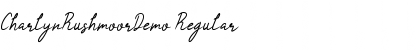 Download CharlynRushmoorDemo Font Download CharlynRushmoorDemo Font