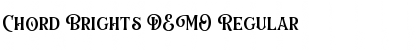 Download Chord Brights DEMO Font Download Chord Brights DEMO Font