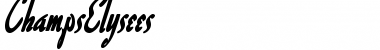 Download ChampsElysees Font Download ChampsElysees Font