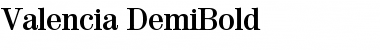 Download Valencia-DemiBold Font Download Valencia-DemiBold Font