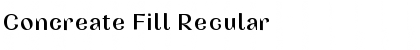 Download Concreate Fill Font Download Concreate Fill Font
