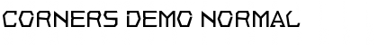 Download Corners Demo Font Download Corners Demo Font
