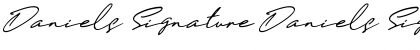 Download Daniels Signature Font Download Daniels Signature Font