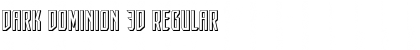 Download Dark Dominion 3D Font Download Dark Dominion 3D Font
