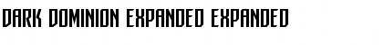 Download Dark Dominion Expanded Font Download Dark Dominion Expanded Font
