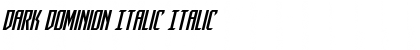 Download Dark Dominion Italic Font Download Dark Dominion Italic Font