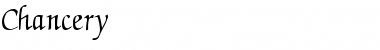 Download Chancery Font Download Chancery Font