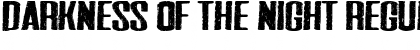 Download Darkness of the night Font Download Darkness of the night Font