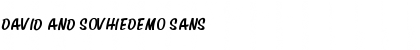 Download David And SovhieDEMO Font Download David And SovhieDEMO Font