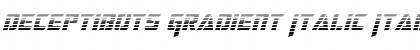 Download Deceptibots Gradient Italic Font Download Deceptibots Gradient Italic Font