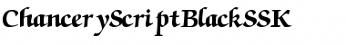 Download ChanceryScriptBlackSSK Font Download ChanceryScriptBlackSSK Font
