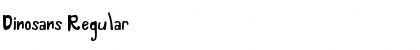 Download Dinosans Font Download Dinosans Font