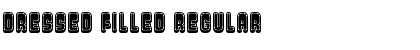 Download Dressed Filled Font Download Dressed Filled Font