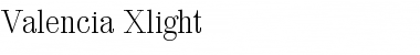 Download Valencia-Xlight Font Download Valencia-Xlight Font