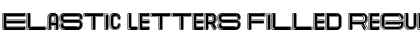 Download Elastic Letters Filled Font Download Elastic Letters Filled Font
