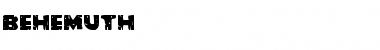 Download Behemuth Font Download Behemuth Font