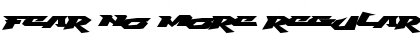 Download Fear No More Font Download Fear No More Font