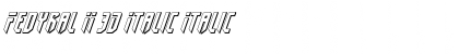 Download Fedyral II 3D Italic Font Download Fedyral II 3D Italic Font