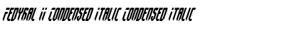 Download Fedyral II Condensed Italic Font Download Fedyral II Condensed Italic Font
