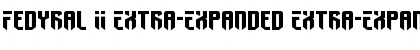 Download Fedyral II Extra-Expanded Font Download Fedyral II Extra-Expanded Font